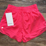 Lululemon Hotty Hot Short High Rise 4” Glaze Pink Size 4 NWT Photo 0