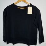 Icebreaker womens Dalston Merino Crewneck Sweatshirt size Small Black New Photo 3