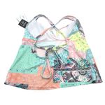 Salt & Cove Womens Patchwork Tankini Swim Top V Photo 3