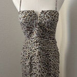 Chetta B Sherrie Bloom & Peter Noviello  Black Gold Cocktail Dress Size 6‎ Photo 0