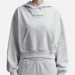 Sporty & Rich Cropped Hoodie Gray Size L Photo 0
