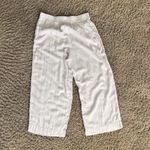 Sigrid Olsen Wide Leg Linen Pants in Women's Size Large in Ivory Beachwear Photo 2