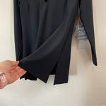 Boston Proper NWT  Black‎ Wrinkle Free Long Sleeve Cut Out Top Size Medium Photo 5