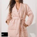 Soma Blush Quilted Robe Pink Size M Photo 0