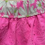 Love Shack Fancy  Hurley mini skirt daisy band woman size MEDIUM hot pink Photo 3