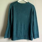 Ella Moss  Teal Side Slit Hipster Roll Neck Sweater Photo 1