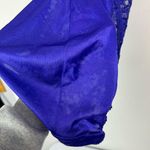 Victoria's Secret Vtg Victoria’s Secret Gold Label High Cut Lace Teddy Sz 34B Purple Intimates Photo 14