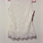East 5th Elegant Lace Sleeveless Ivory Vintage Y2K Top Photo 2