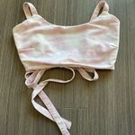 Tiger Mist Tie dye light pink and white crop top Photo 1