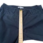 CAbi  Style 413 Womens Black Cotton Pique Cropped‎ Capri Pants Size 6 Photo 8