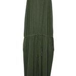 Aerie  Jogger Jumpsuit Size Medium Olive Green Sleeveless Tank Comfort One-Piece Photo 0