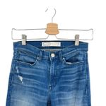 AYR  Skinny Jeans Distressed Denim Stretch Medium Wash Blue Size 25 x‎ 30 Photo 3