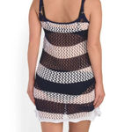 Sperry NWT  NAVY BLUE CROCHET SWIM COVER UP Photo 1