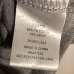 Don’t You Dare Gray &White Top Women’s Size Medium Cut Out Sleeve Lace Edging Photo 6