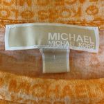 Michael Kors  AUTHENTIC! LOVE PEACE MK T-SHIRT WITH BUTTON SHOULDER WOMENS SZ L Photo 4