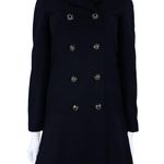Ted Baker Vivaine Double Breased Coat Black Wool Womens Size XS 0 Photo 0