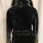 Vintage Laska Career originals faux fur Teddy coat Black Size M Photo 6