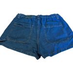 Wild Fable Women's Dark Wash Cargo Utility Midi Denim Shorts - Size 8 - NWT Photo 3