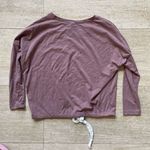 Eberjay Eberjey Women's Lotus Drop Shoulder Heather‎ Cotton Slouchy Pajama Top S Pink Photo 4