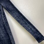 Kokun Cashmere Bamboo Sweater Womens Small Blue Burnout Pullover Knit Top Photo 3