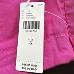 Anthropologie NWT Maeve 6 high rise bright pink shorts Photo 3