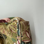 Vintage Caribbean Joe Cream Earth Tone‎ Floral Print Hobo Shoulder Bag Brown Photo 7