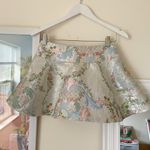Dolls Kill Sugar Thrillz If The Shoe Fits Brocade Mini Skirt Photo 1