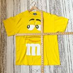 m&m Yellow Crewneck Short Sleeves Tee Shirt Large Photo 7