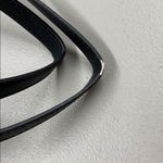 Trina Turk Purse Handbag Satchel Bag Solid Black Noir Floral Lining NWT Photo 9