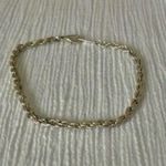Vintage Silver Tone Rope Twist Bracelet “Isolde” Costume Jewelry Minimalist Neutral Photo 6