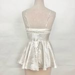 Victoria's Secret Victoria’s Secret gold label vintage bridal ivory satin babydoll lingerie small Photo 3