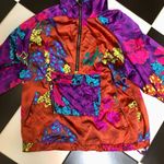 Obermeyer Vintage 80s 90s  Half Zip Windbreaker Insulated Hood Kangaroo Pocket 10 Photo 3