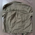 Hinge  Military Style Zip-Up Olive Green Jacket Photo 7