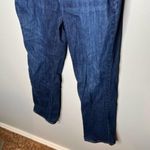 Levi's 505 Straight Leg Women's Jeans Blue Size 33 Waist zip button mid rise Photo 2