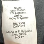 J.Crew  Womens Pencil Skirt Paisley Black Pink Back Zip Stretchy Cotton Size 6 Photo 4