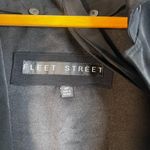 Fleet Street Basic Black Trench Coat Classic Timeless Staple Nylon Lined 14P Photo 12