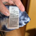 Gap  Blue Tie Dye Ribbed Halter Racerback Tank Top Size Small Photo 2