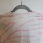 Splendid Pink White Tie Dye Crewneck Relaxed Fit Casual Sweatshirt Size Small Photo 7