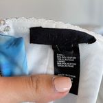 H:ours Reese Corset Top in Blue Filter Abstract Photo 3