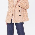 Forever 21 NWT Boucle Faux Fur Buttoned Coat Photo 0
