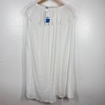 H&M Flounced Cover Up Woven Fabric Wrapover front Ruffle Trim Beachwear Medium Photo 1