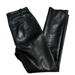 Aritzia Wilfred Rebel Faux Leather Straight Leg Pants Size 2 Black Photo 8