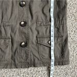 French Cuff Olive Green Military Utility Jacket Casual Medium Photo 5