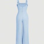 SheIn Sky Blue Sleeveless Jumpsuit Photo 1
