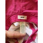 Aerie Orange/White Checkerboard Stripe Bucket Sun Hat Beach Pool Summer One Size Photo 12