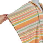 Juicy Couture Melon Mint White Striped Terrycloth Hooded Poncho size M NEW Tags Photo 8