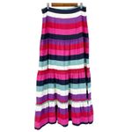 1901 Womens Size 12 Hamptons Prairie Peasant Tiered Maxi Skirt Festival Stripe Photo 3