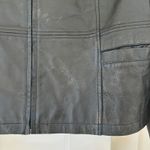 Croft & Barrow Vintage Black Leather Jacket Women Large 90s Y2K Photo 6