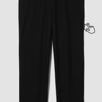 Eileen Fisher  Classic Black Cropped Pants -L Photo 1