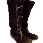 Sorel  Firenzy Boots Water Resistant Suede Wool Lined Snow Lace Up Purple 8.5 Photo 1